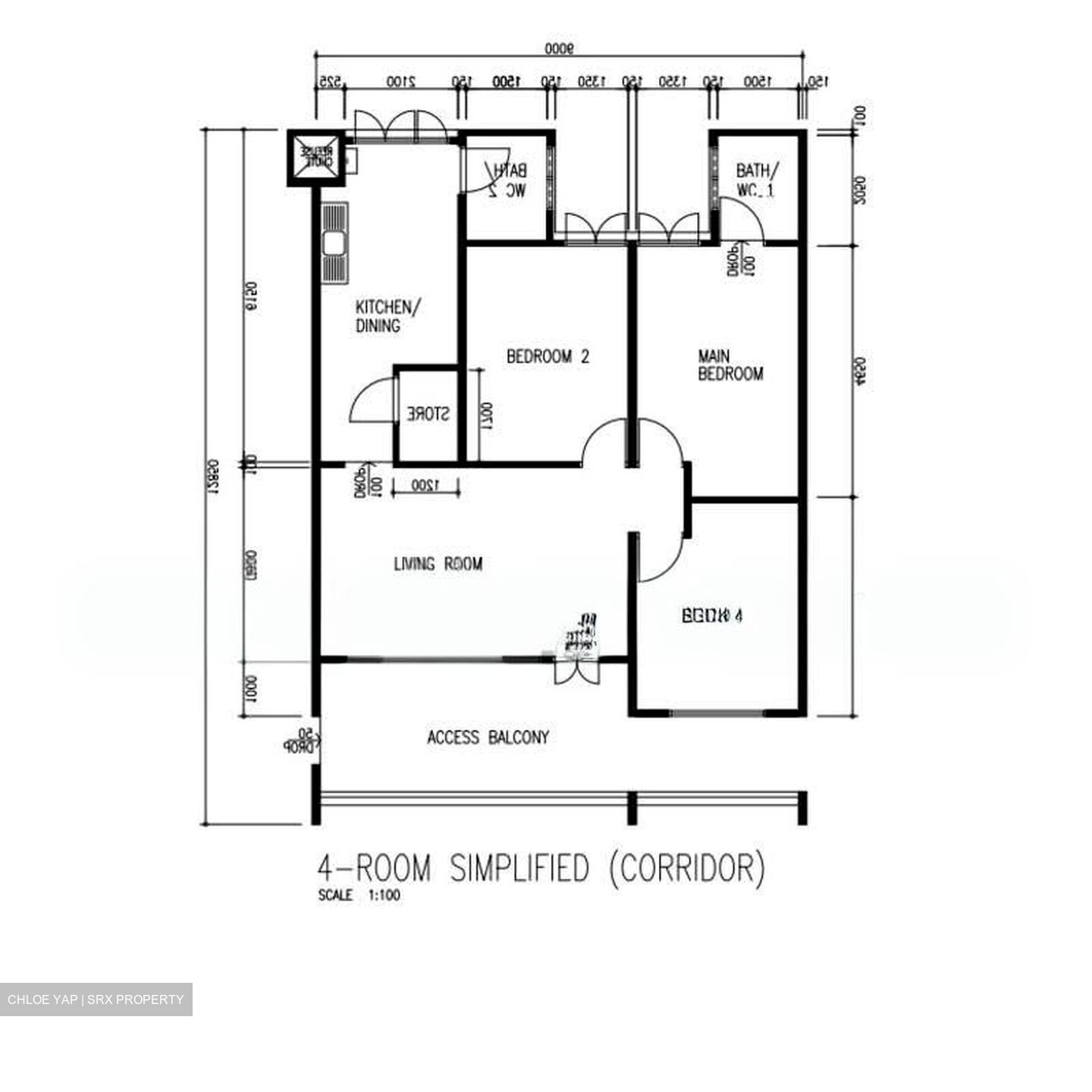 Blk 140 Eunos Spring (Bedok), HDB 4 Rooms #554213481